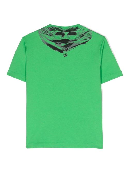 T-shirt bambino verde CP COMPANY kids | CUM006LAA1730354